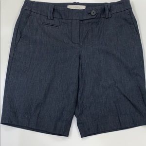 Loft Denim Dress Shorts